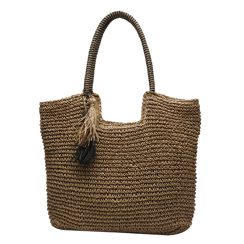 Winter Fashion Straw Casual Tote Bag Limorista