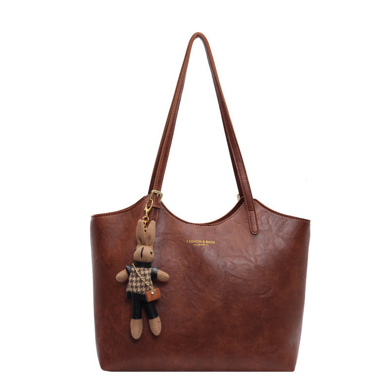 Fashion Unique One-shoulder Oil Wax Leather Bag Limorista