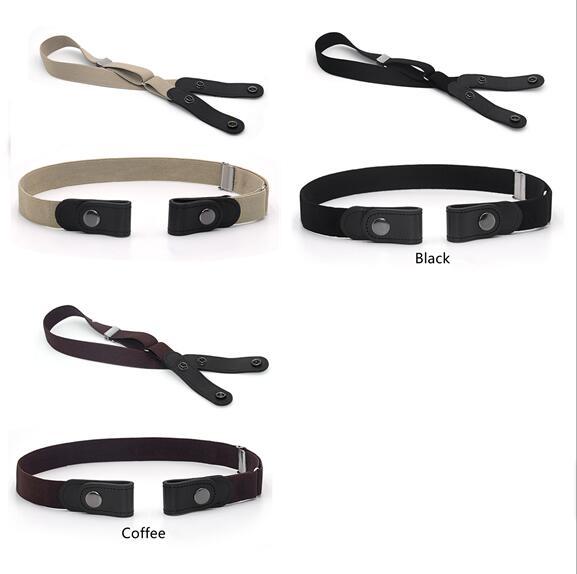 Jeans Belt Seamless Elastic Without Buckle All-match Lazy Belt Limorista