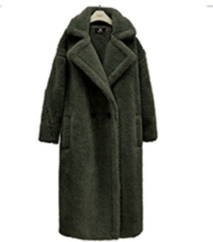 Plush Coat Ladies Long Lamb Coat Winter Limorista