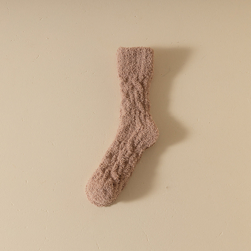 Coral Fleece Socks Women&
