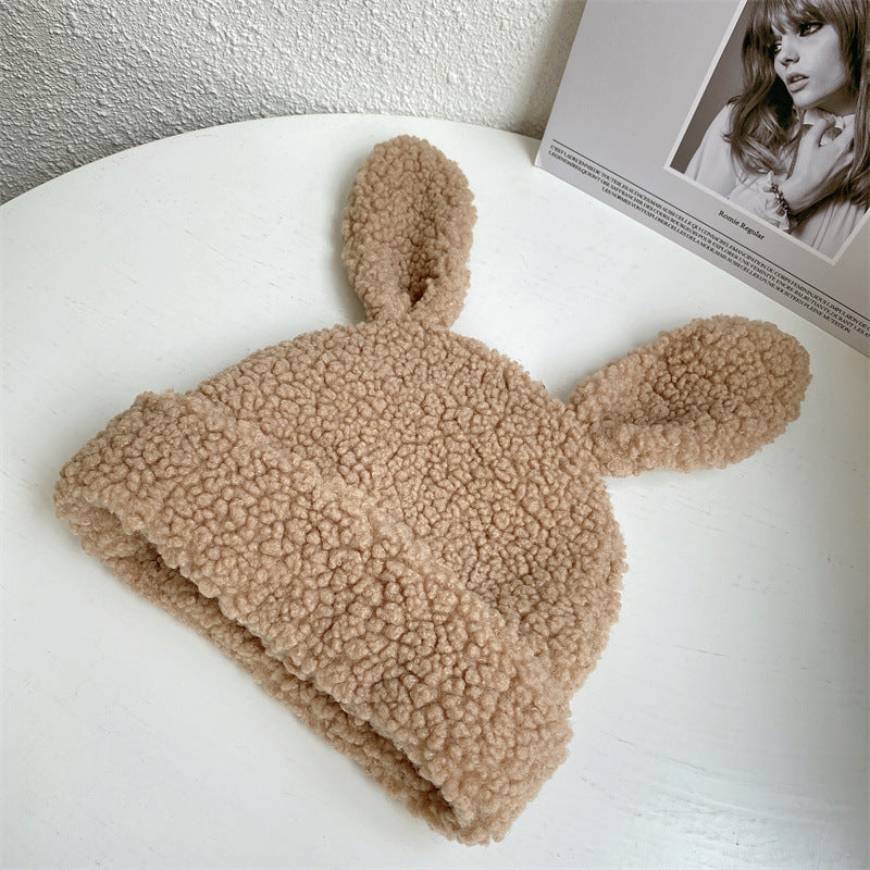 Cute Lambswool Plush Rabbit Ears Hat Limorista