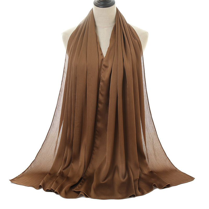 Natural wrinkle monochromatic national headdress Limorista