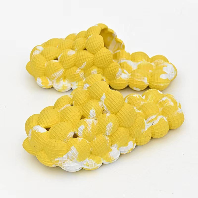 New Summer Fashion Massage Mesh Bubble Bathroom Slides Home Indoor Anti-Skid Shoes Limorista