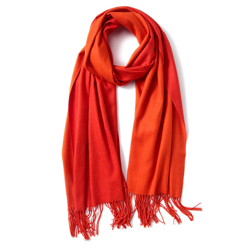 Korean double-sided faux cashmere shawl Limorista
