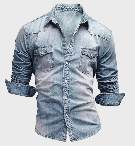 Men Shirt Brand Male Long Sleeve Shirts Casual Solid Slim Fit Limorista