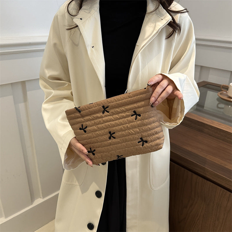 Oxford Cloth Butterfly Print Clutch For Women Limorista