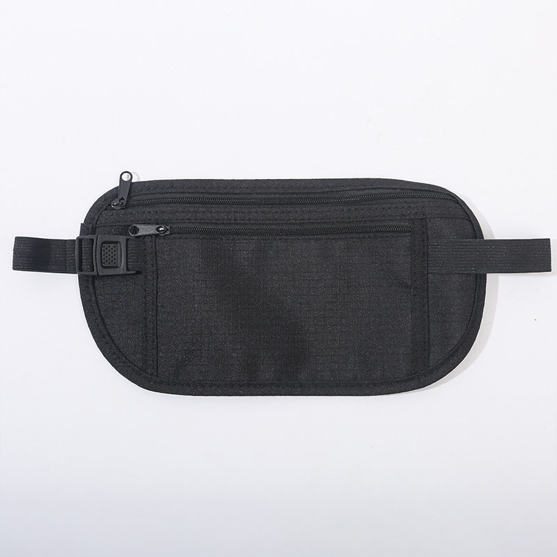 Invisible Thin Passport Burglar-proof Next To The Skin Waist Bag Limorista