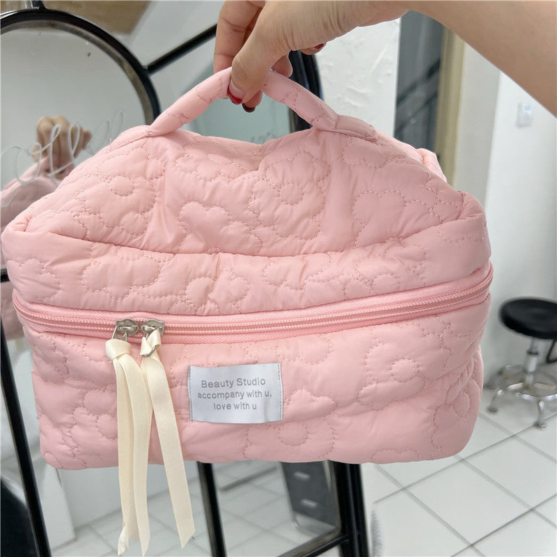 Ins Soft Flower Cosmetic Bag Limorista