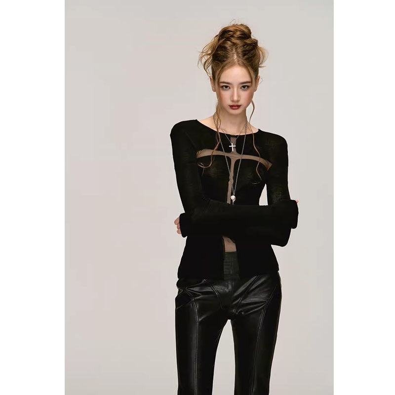Fashion Long Sleeve Bottoming Shirt For Women Limorista