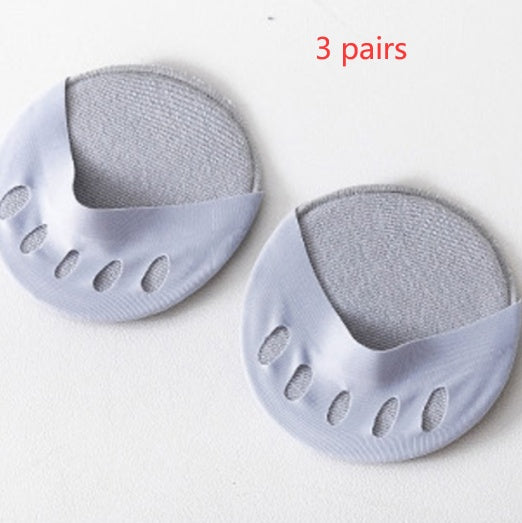 Five Finger Socks Female Ice Silk Boat Socks Comfortable Invisible Ice Boat Socks Limorista