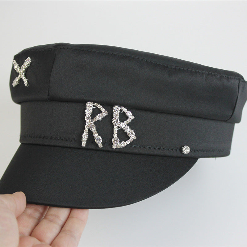 Navy Hat Fashion Outdoor Newspaper Boy Hat Cap Limorista