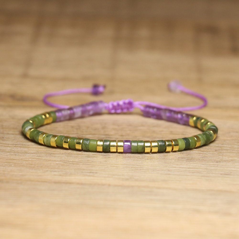 Spacer Beads Beaded Weave Bracelet Women&