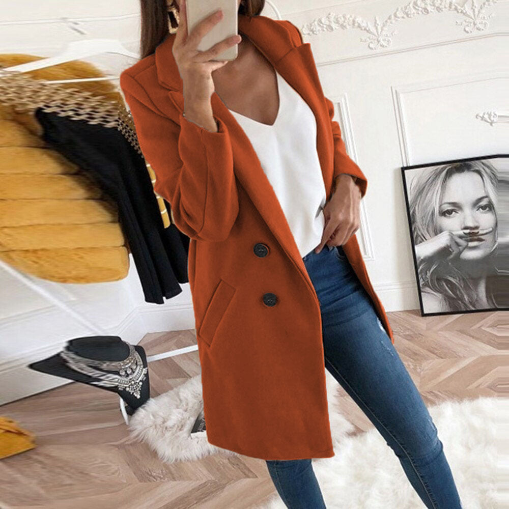 Medium Long Wool Coat Limorista