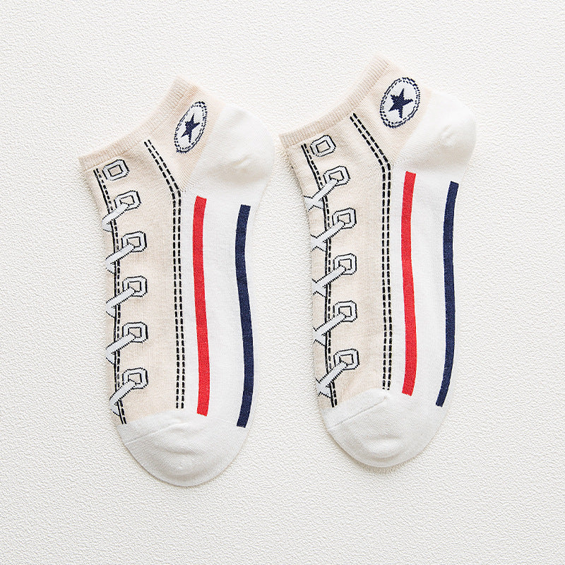 Combed Cotton Deodorant Breathable Boat Socks Limorista