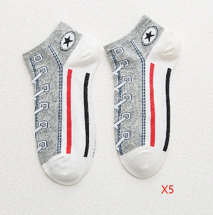 Combed Cotton Deodorant Breathable Boat Socks Limorista