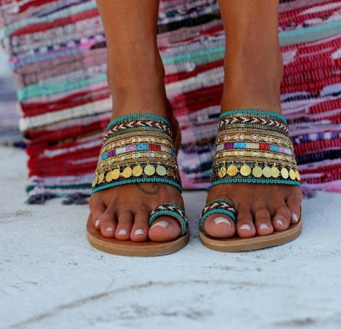 Handmade flat sandals Limorista