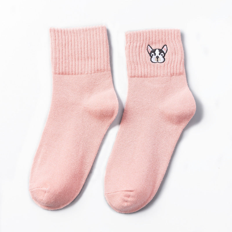 Cartoon embroidery socks Limorista