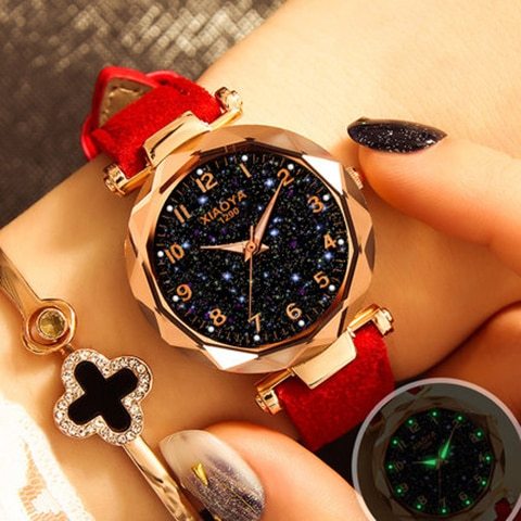 Mode Frauen Uhren Beste Verkaufen Star Sky Zifferblatt Uhr Luxus Rose Gold frauen Armband Quarz Handgelenk Uhren Neue dropshipping Limorista