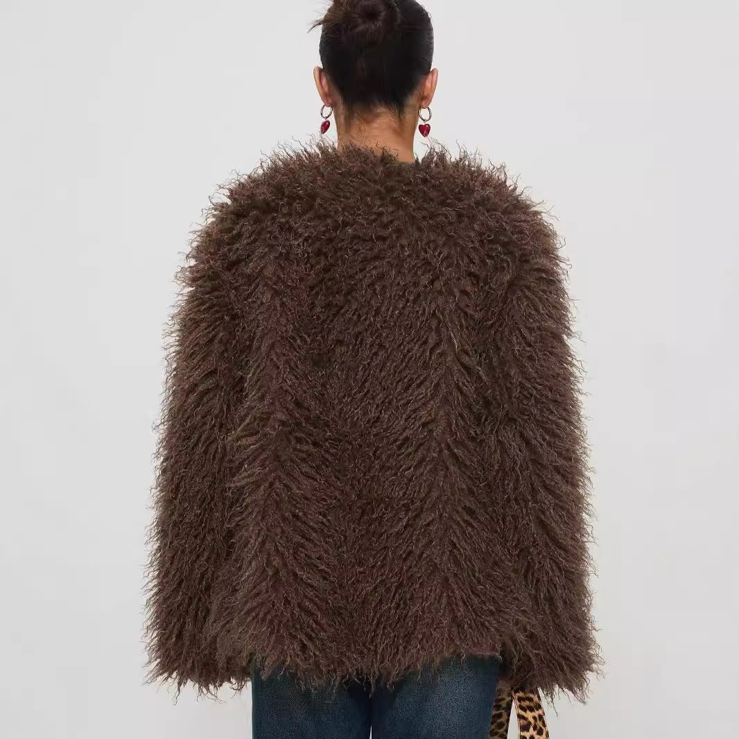 Coat Faux Fur Jacket Limorista