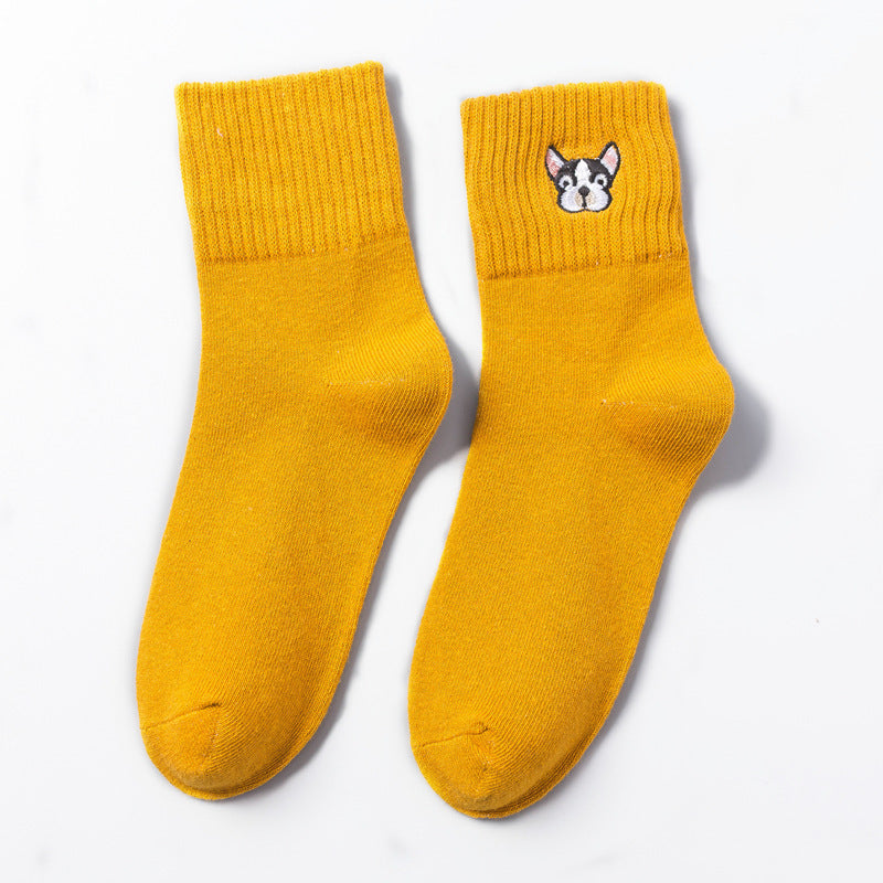 Cartoon embroidery socks Limorista