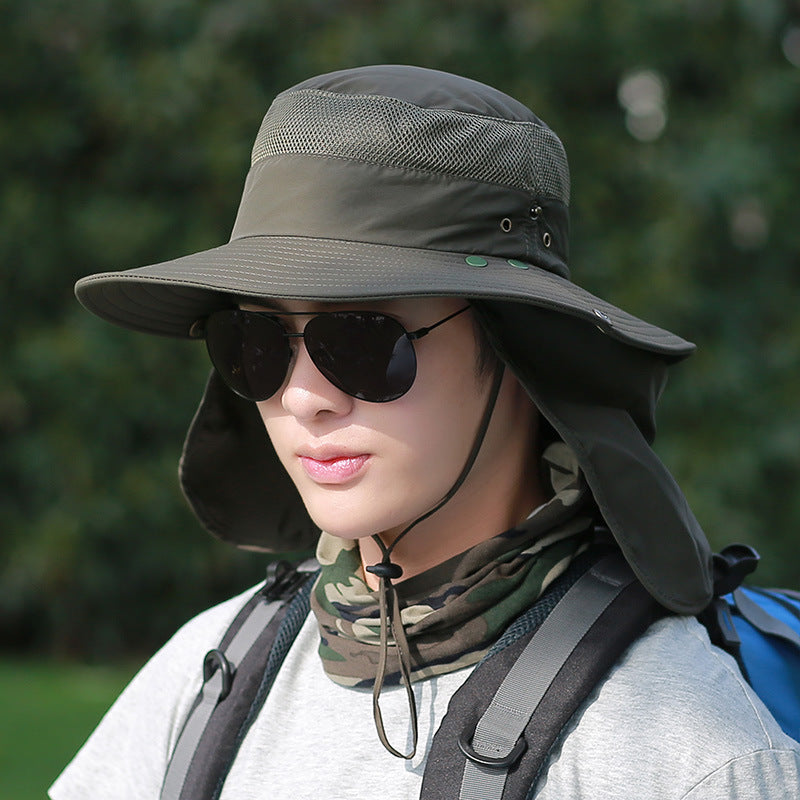 Windproof Sunscreen VisorCap Summer Cycling Fishing Hat Thin Quick-Drying BreathableCap Limorista