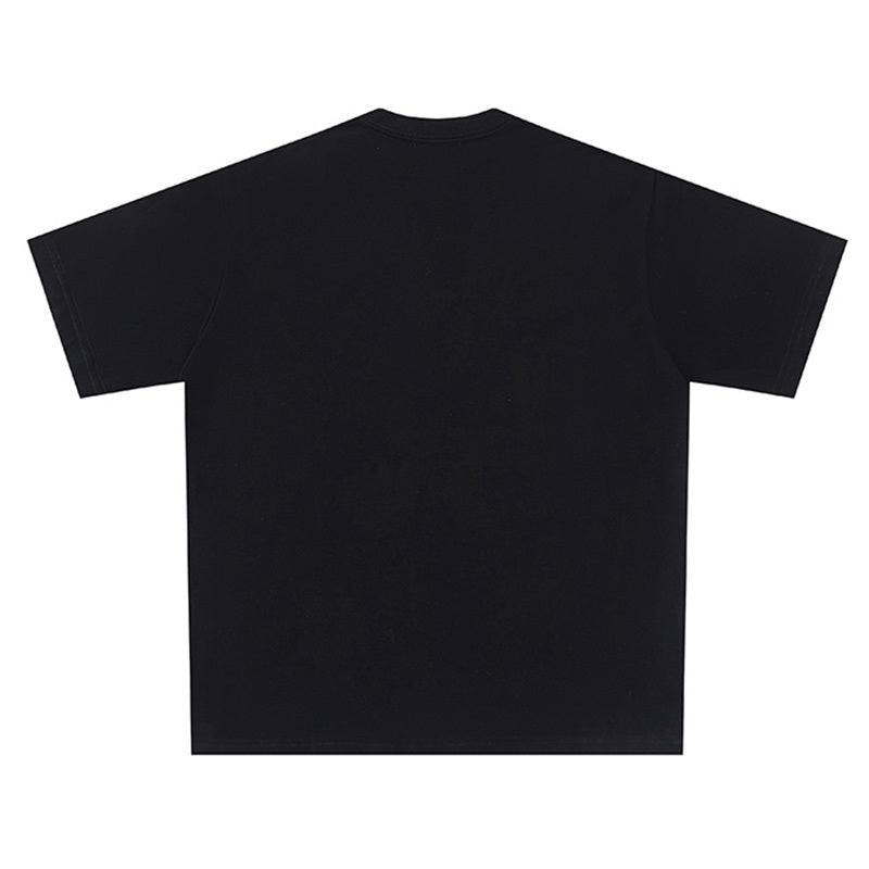 Hand-painted Printed American Short Sleeve Limorista