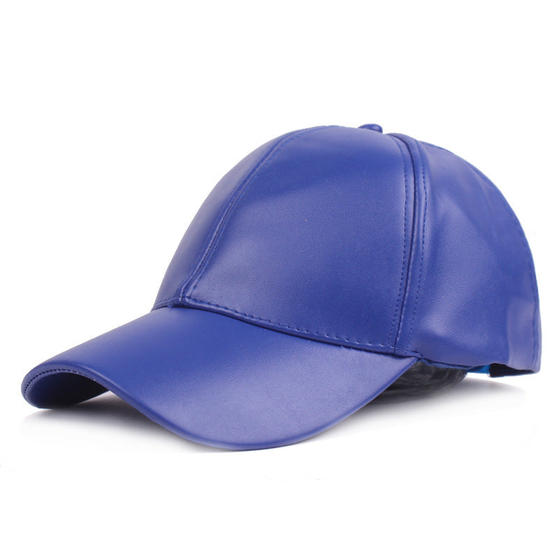 Leather peaked cap Limorista