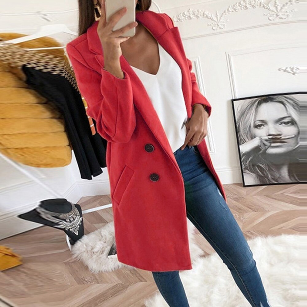 Medium Long Wool Coat Limorista