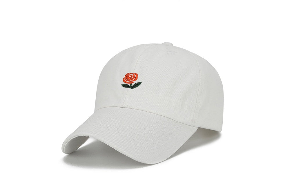 Flag Striped Male and Female Students Winter Personality Embroidery Duck Tongue Bend along Baseball Hip Hop Hat Soft Top Limorista