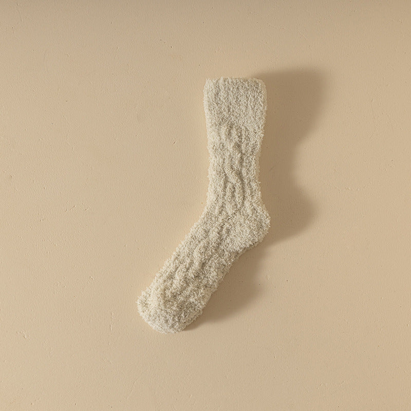 Coral Fleece Socks Women&