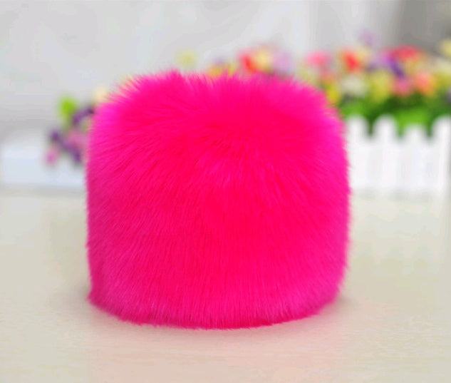 Warm sleeves fur fur cuff gloves windproof cuffs bracelets imitation rabbit fur imitation fox fur wristbands hand ring Limorista