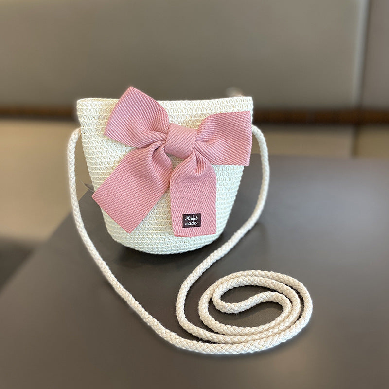 Girls Summer New Straw Hat Bag Set Limorista