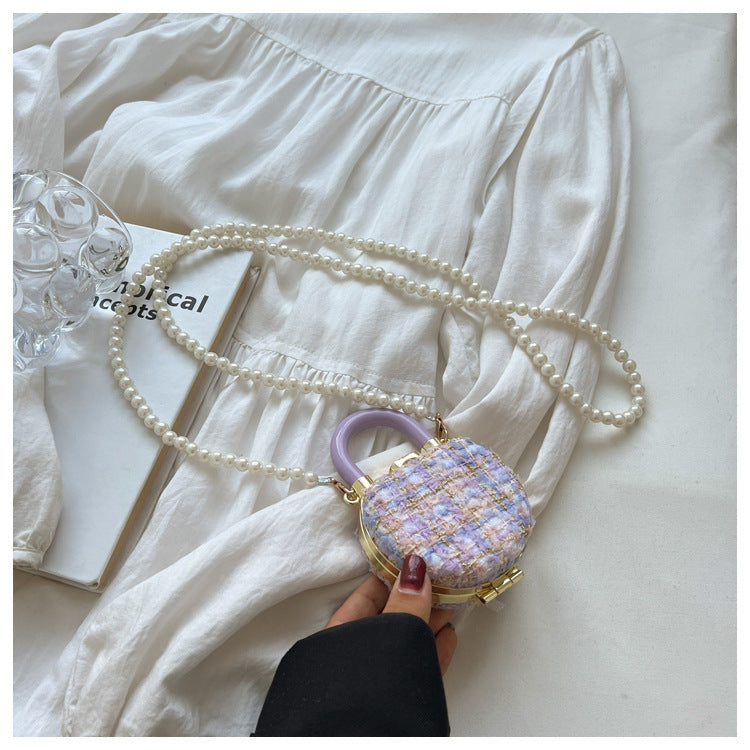 Decoration Bag Pearl Chain One-shoulder Women Limorista