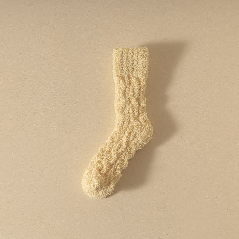 Coral Fleece Socks Women&