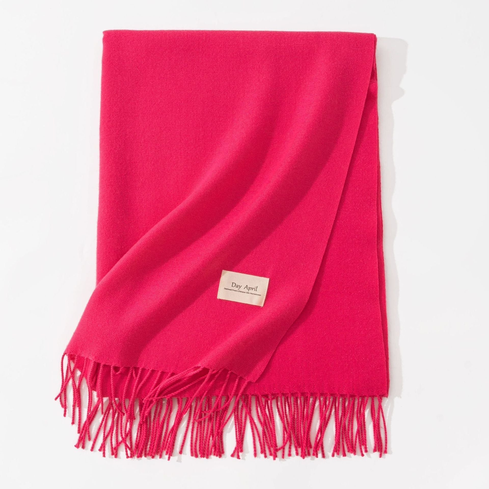 Pure Color Artificial Cashmere Scarf Women&