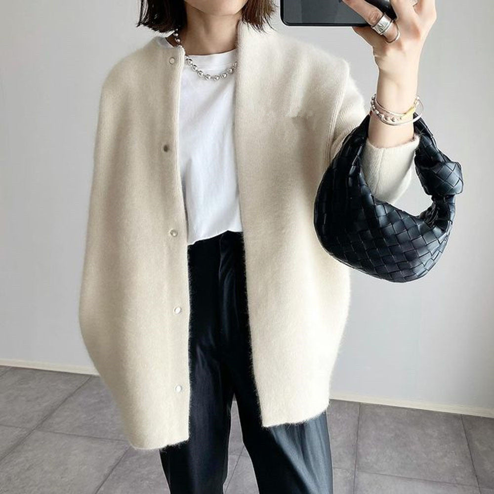 Knitted Jacket Slimming Sense Of Design Niche Loose Limorista