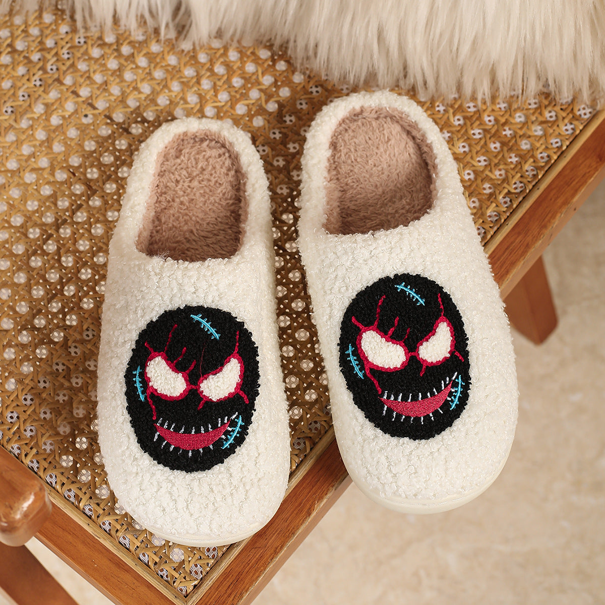 Halloween Warm Indoor Non Slip Cotton Slippers Limorista