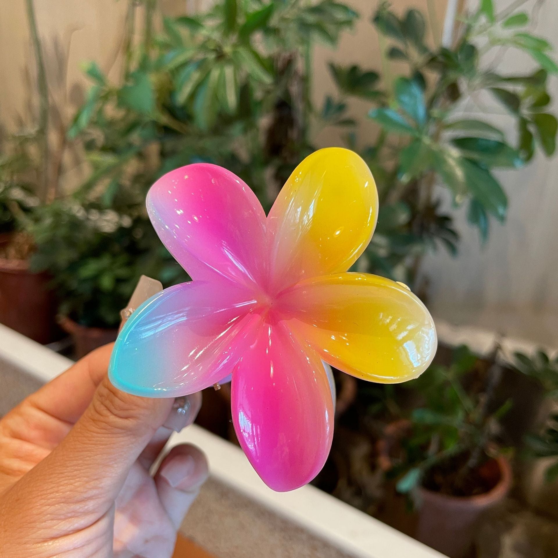 Flower Barrettes Women&