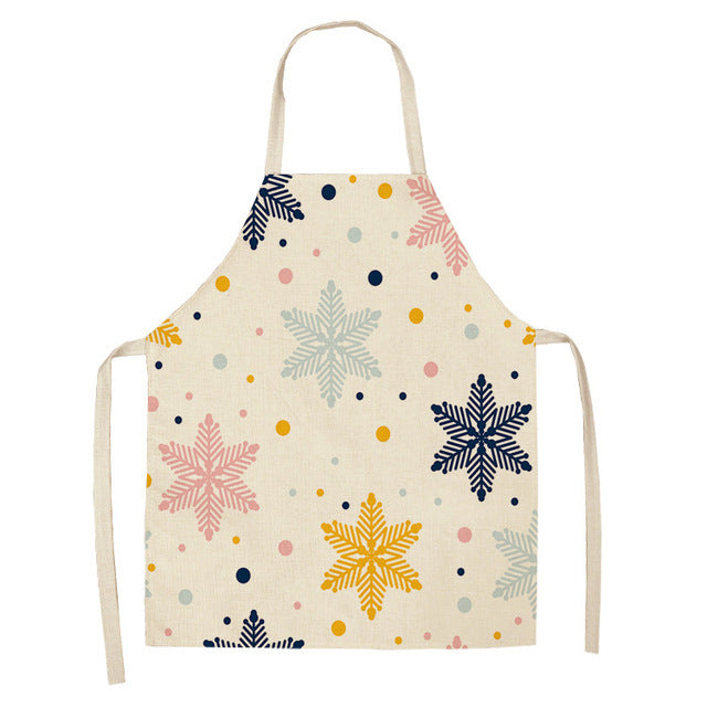 Christmas Series Cotton And Linen Apron Limorista
