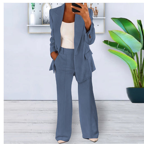 Lapel Slim-fit Cardigan Graceful Suit Jacket Limorista