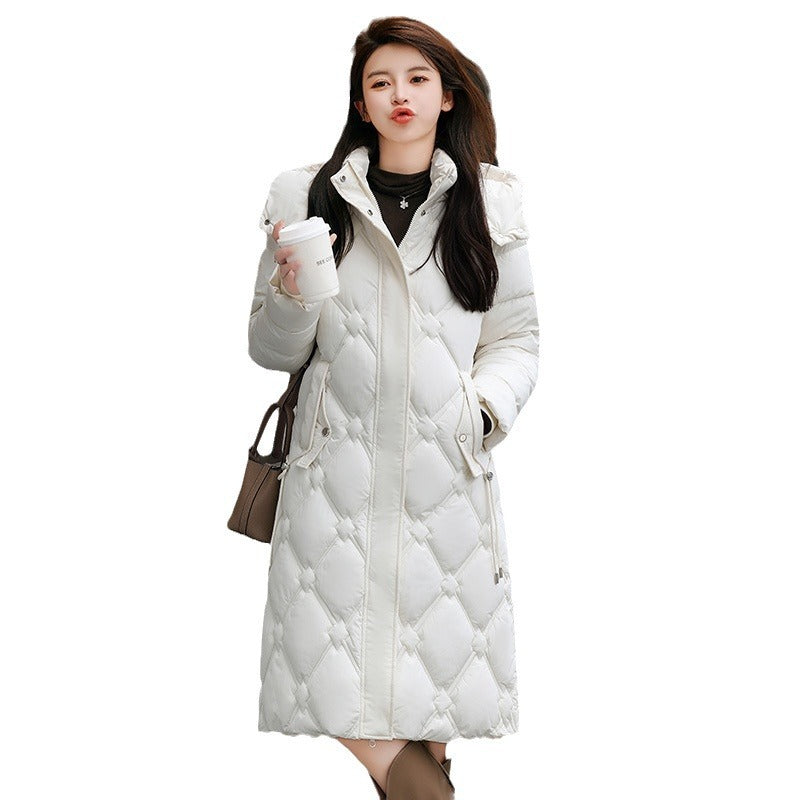 Detachable Hat Cotton-padded Coat Women&
