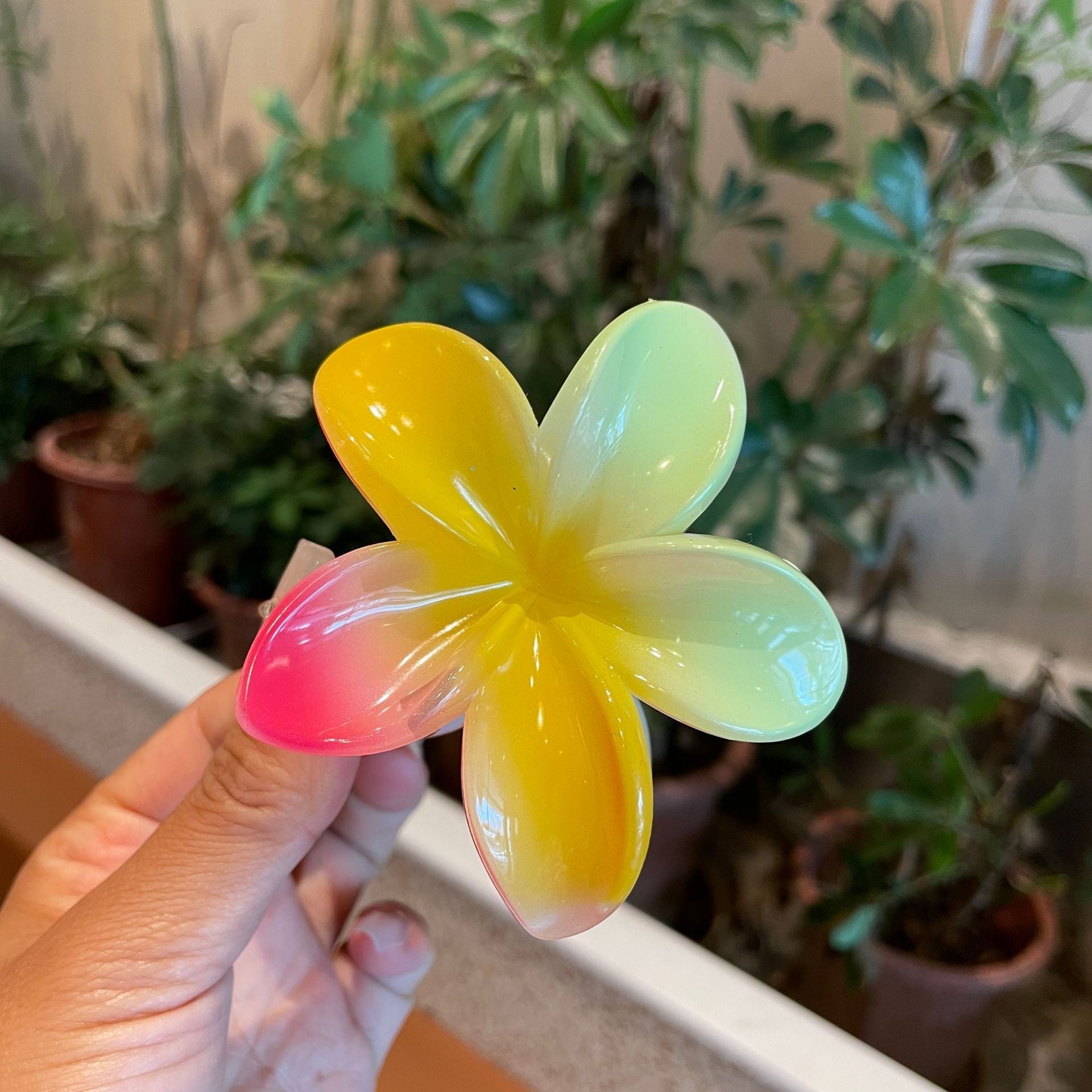 Flower Barrettes Women&