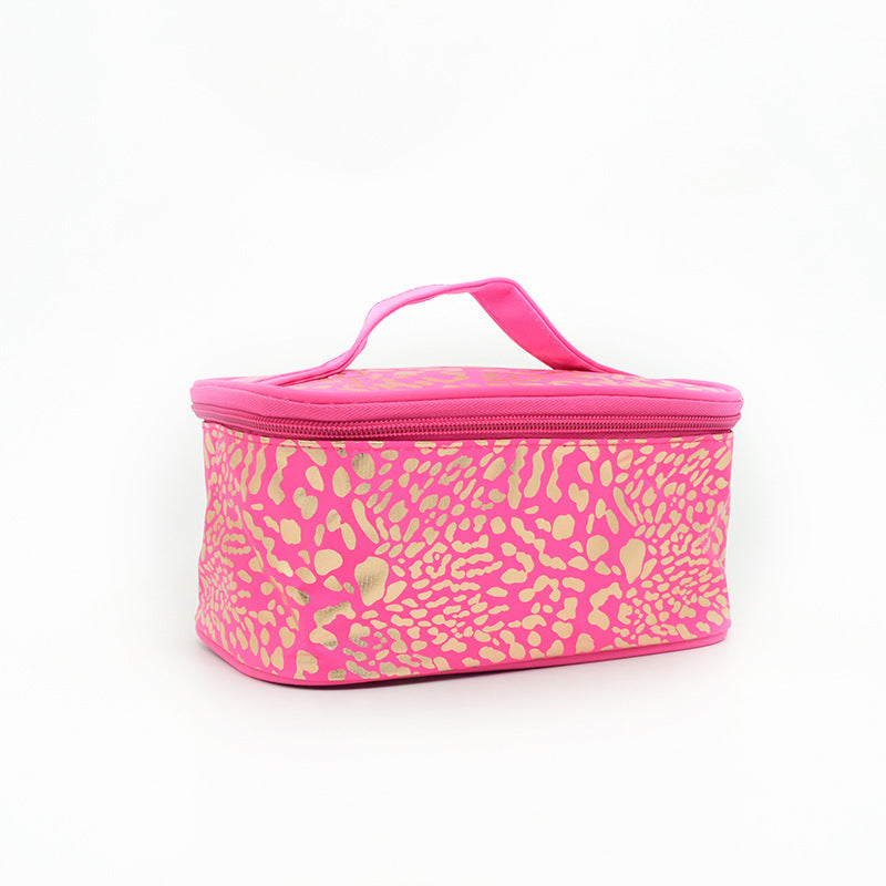 Large Capacity Handbag Leopard Print Cosmetic Bag Limorista