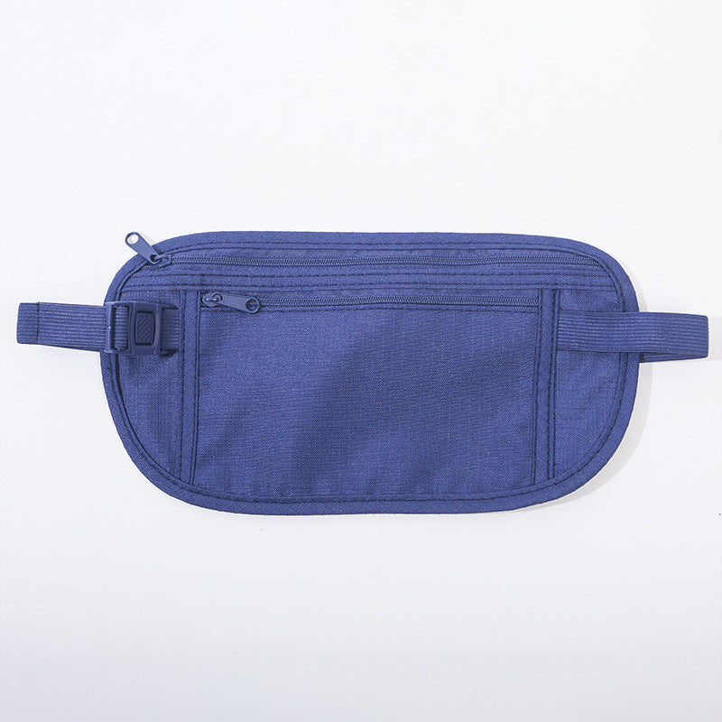Invisible Thin Passport Burglar-proof Next To The Skin Waist Bag Limorista