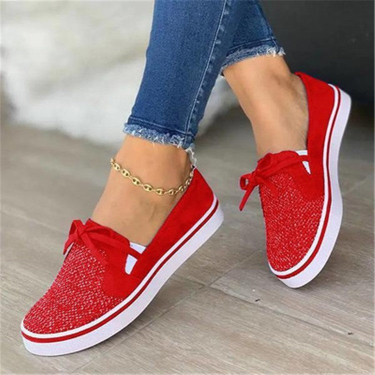 Fall New Flat Shoes Female Low Top Shallow Mouth Limorista