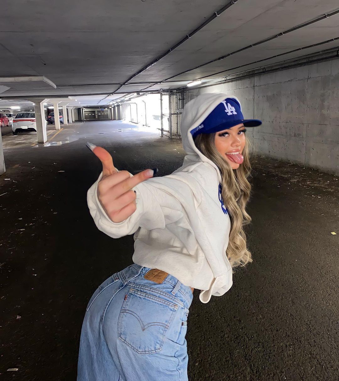 Vintage Plush Letter Printed Contrasting Hooded Jacket Limorista