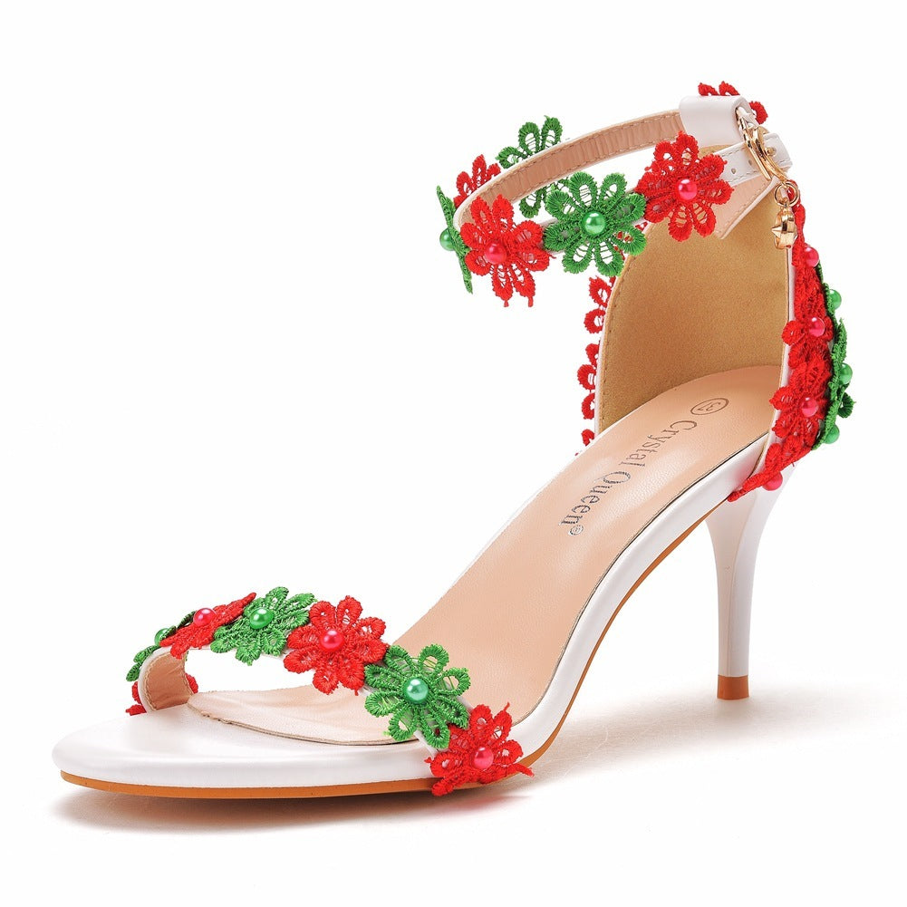 Beaded Large And Small Size Summer Sandals Limorista