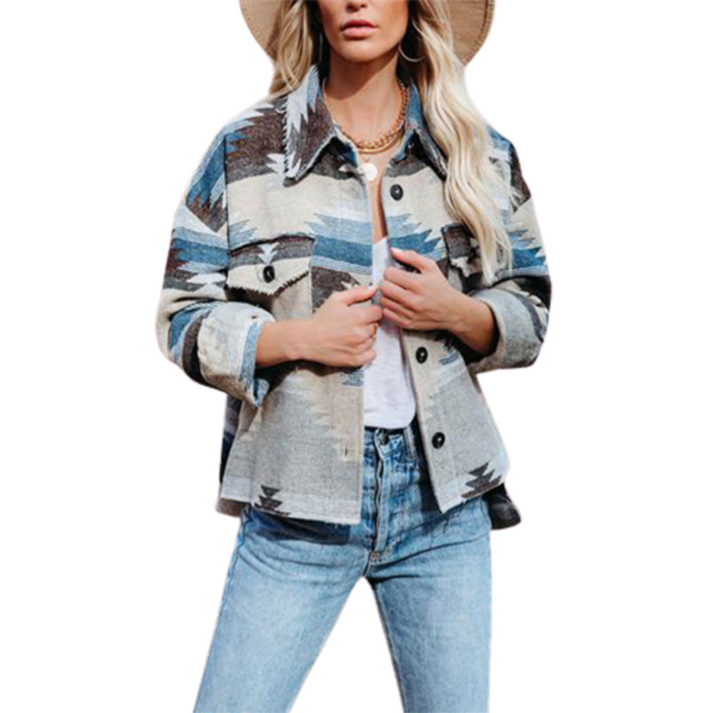 Autumn And Winter New Retro Ethnic Geometry Limorista