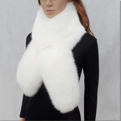 Faux Fur Rabbit Fox Collar Shawl Limorista